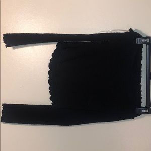 Long sleeve crop top